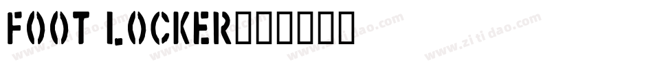 Foot Locker字体转换